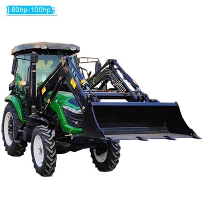 Tractor de jardín con cargador