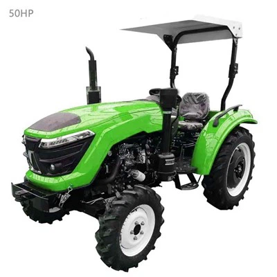 Tractor agrícola verde de 50 CV