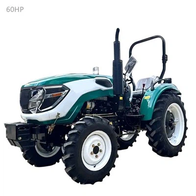 Tractor agrícola verde de 60 CV
